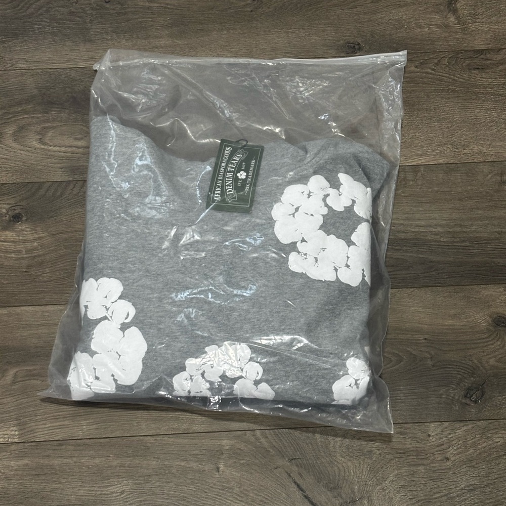 Gray Denim Tears Hoodie